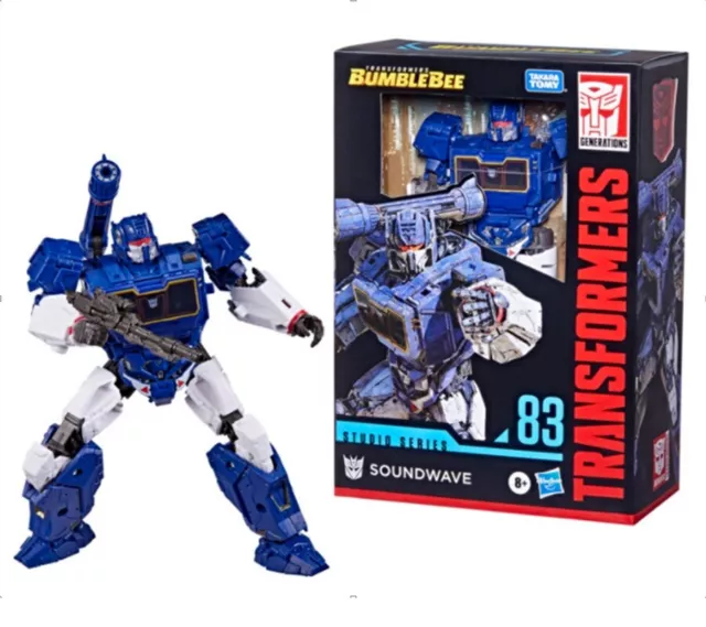 Hasbro Transformers Studio #83 Bumblebee Ss-83 Voyager Soundwave Action Figure