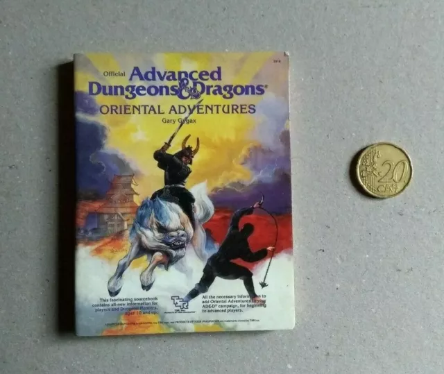 Oriental Adventures Miniature Book 21 st Century Games  AD&D TSR Gary Gygax