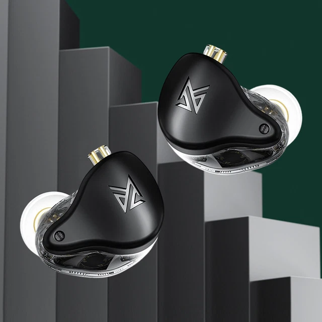 KZ-AST Earphones 3.5mm Jack In Ear Headphones Earbuds (Black without mic)