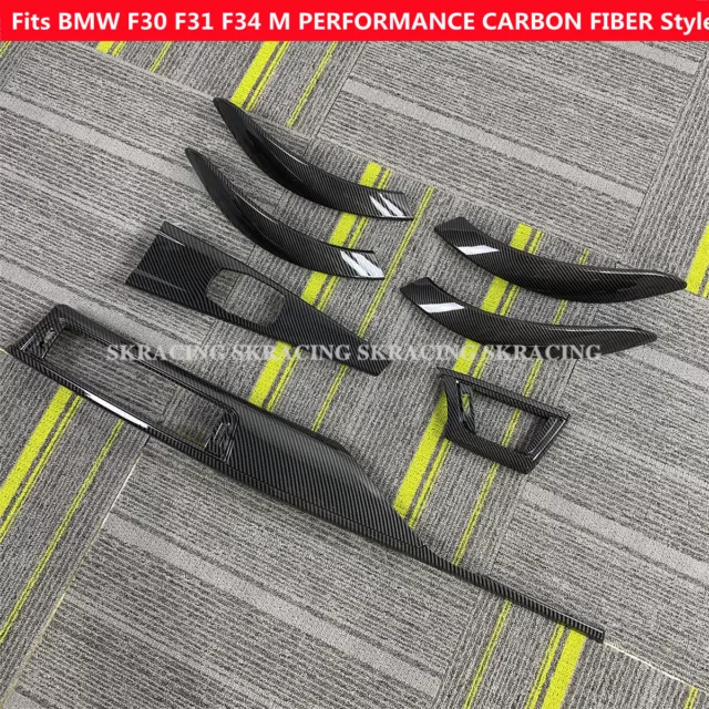 FITS BMW F30 F31 F34 M PERFORMANCE ABS Carbon Fiber Look SPORT