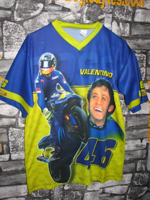 Vintage Valentino  Rossi moto GP  technical jersey shirt trikot maillot '90s #46