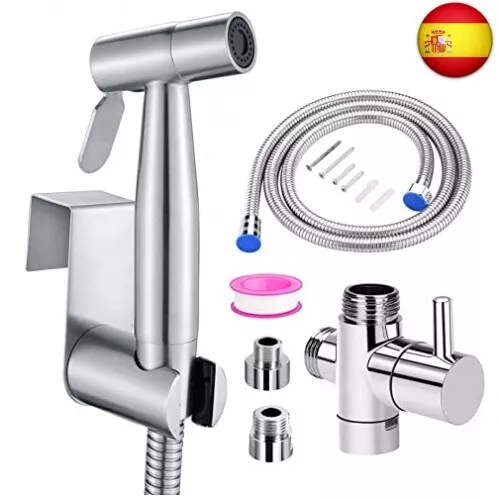 xocome Kit de Pulverizador de Bidé de Mano de Acero inoxidable - Ducha de Bidet