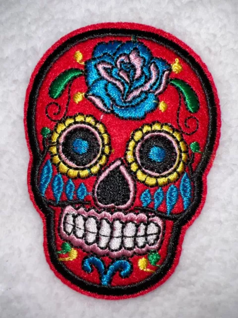 Patch Termoadesivo Giglio Ocra - Ricamo Brodato - Fai Da Te E Abbigliamento