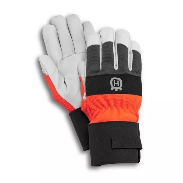 Husqvarna HD Leather and Goatskin Protective Work Gloves (Classic) Sz-10/LG.