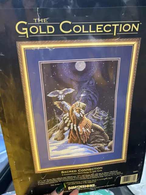 Gold Collection Cross Stitch CHART ONLY!! “Sacred Connection” Dimensions 3869