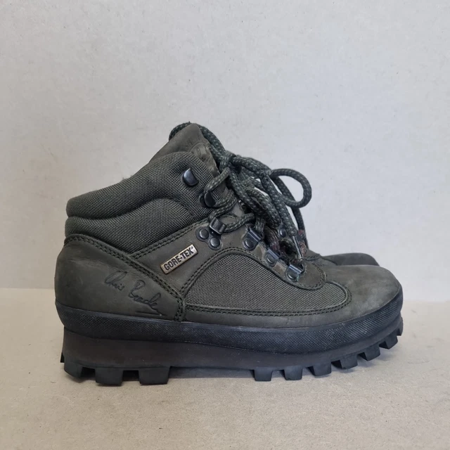 Chris Brasher Women's Goretex Walking Boots  Hiking Camping Green Size Uk3 Eu36