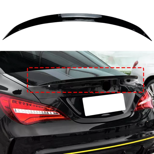 Für Mercedes Benz CLA C117 W117 CLA45 AMG Schwarz Heckspoiler Spoiler Hecklippe