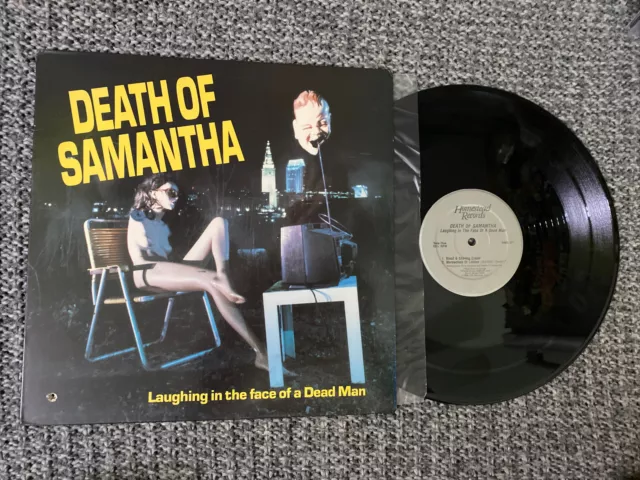 Death Of Samantha Lp Laughing In The Face Of A dead Man 1986 V. G + Punk