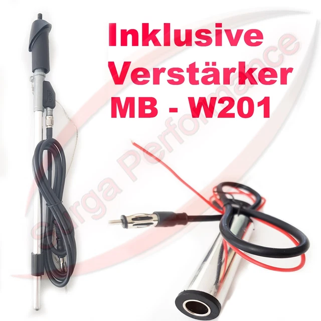 Ford Mondeo Antenne Teleskop-Antenne Für Mercedes Benz 190 (W201) – Manuelle Kotflügelantenne, 67 Cm, DIN-Stecker Manuelle Autoradioantenne