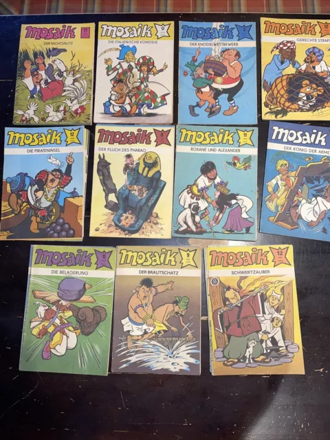 Mosaik Comic Mosaik  DDR Abrafaxe Jahrg. 1976 bis 1989 unvollständig - 29 Hefte