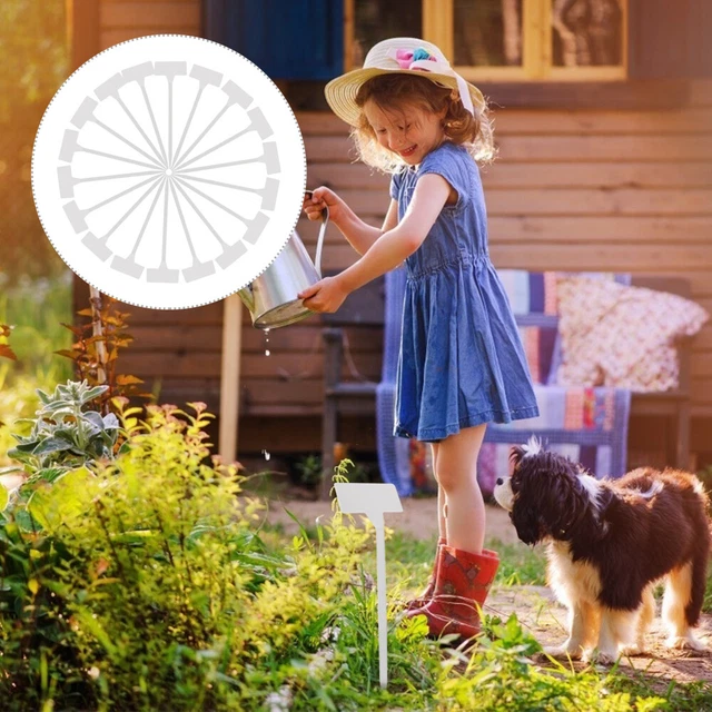 20 Pcs Garden Plant Label Markers Stakes Labels Decorative Tag Mini