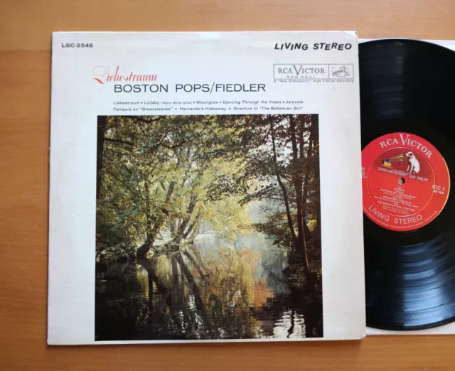 LSC-2546 ED1 Liebestraum Boston Pops Arthur Fiedler RCA Living Stereo USA 1st EX