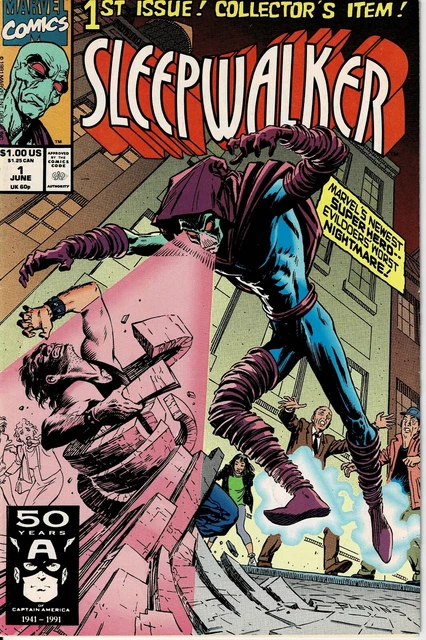 SLEEPWALKER - Vol. 1 #1 - 1ST APPEARANCE - June 1991 - Marvel Comics