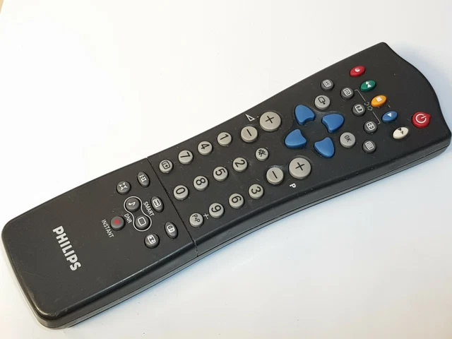 Télécommande D'Origine Philips RT182/101 Pour TV Et Magnétoscope - Modèle SE-R0229 - Occasion Fonctionnelle