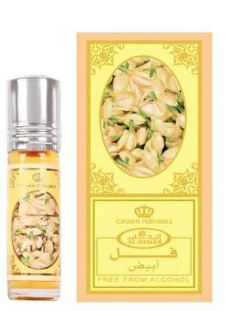 Perfume completo de larga duración Al Rehab con rollo para unisex cada conjunto de 6 ml