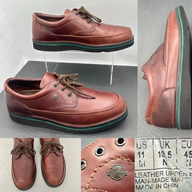 HUSH PUPPIES THE Body Shoe Mall Walker Mens Walking Sz 11 M Brown Leather Oxford 39.95 PicClick