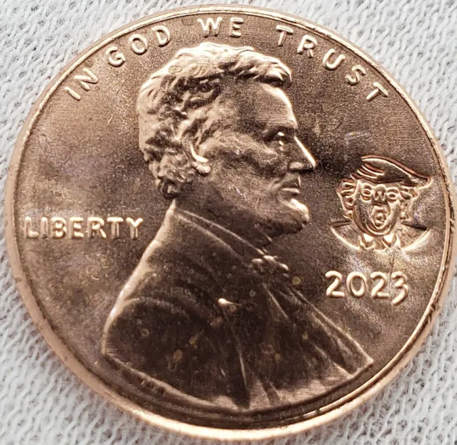 2023 President Funny Donald Trump MAGA Lincoln 1C Penny Counterstamp Lucky Coin!