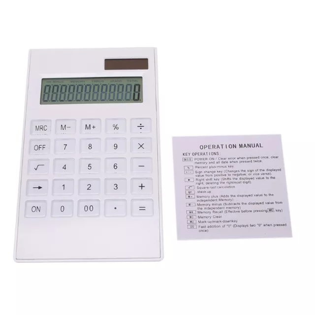 for Creative Slim 12 Digital Power Supply Solar Energy Crystal for Key Calc