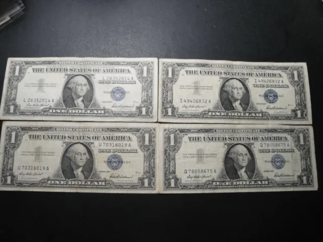 (1) $1.00 Series 1957 Silver Certificate VF Circulated Condition
