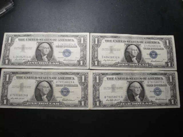 (1) $1.00 Series 1957 Silver Certificate VF Circulated Condition