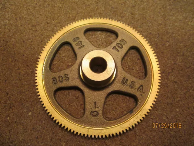 New Other Boston G149, Bronze Spur Gear, 48 Dp, 120 Teeth, 5/16" Plain Bore.