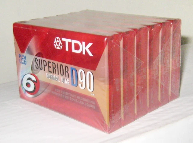 その他 TDK Superior D90 TDK SUPERIOR NORMAL Bias 60 dB NEW/SEALED D90 Single Casette