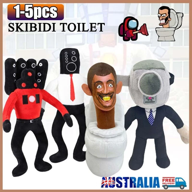 Skibidi Toilet Titan Bouwstenen Speelgoed Cameraman Speaker Klok TV Man Monitor Actiefiguur Model Horror Game Multiverse Opgewaardeerde Volwassenen Kids Fans Verzamelbare D