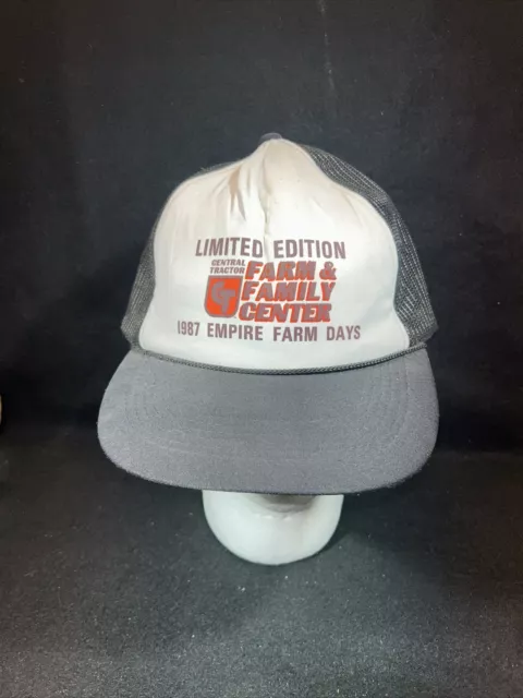 Central Tractor Farm And Family Trucker Snapback Cap Hat 1987 Empire Farm Days