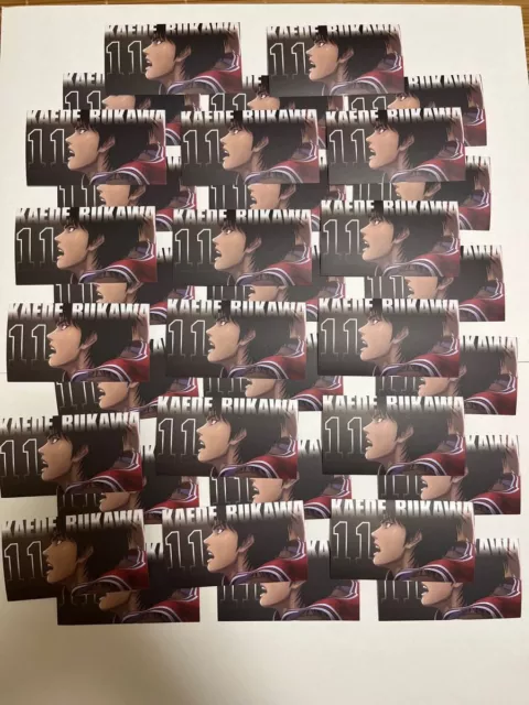 Slam Dunk Pop up Store Limited Sticker Sticker Kaede Rukawa 30 piece set