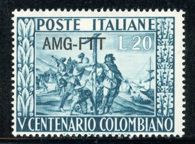 AMG-FTT Trieste MNH: Scott #119 20l 500th Ann Birth Columbus CV$4+