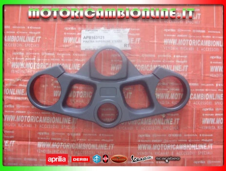 PIASTRA SUPERIORE STERZO cod AP8163121 Originale per Aprilia RSV 2 1000