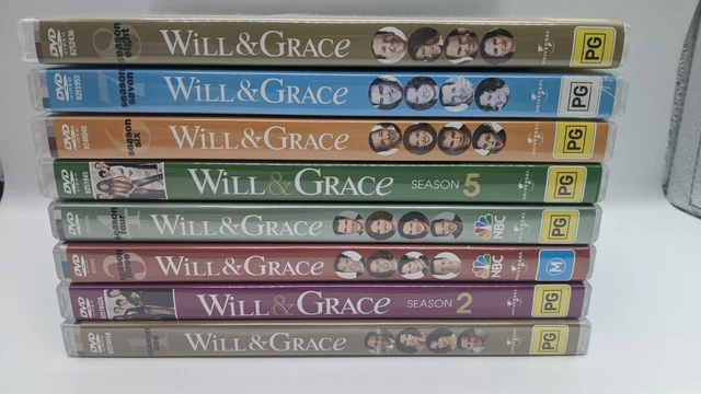 Will and Grace: Complete Season 1 to 8 DVD 2005