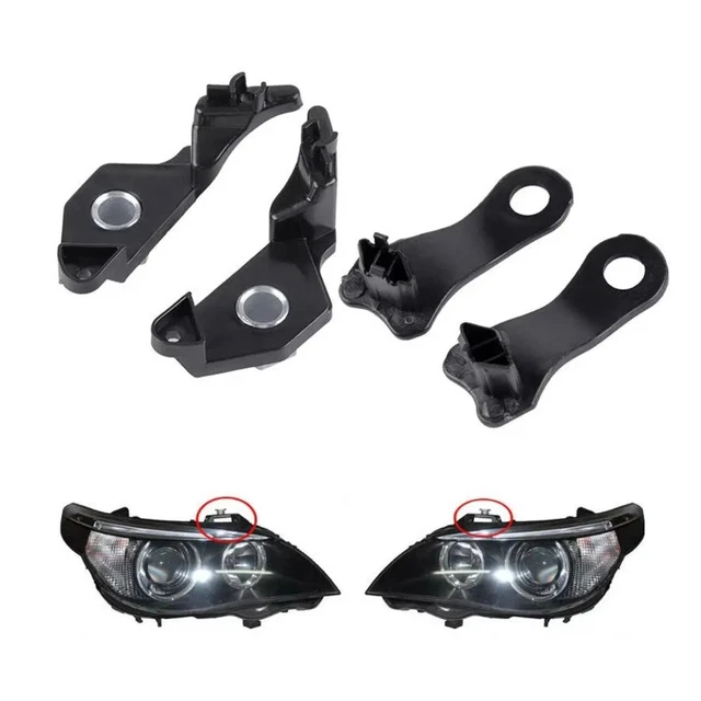Kit Réparation Support Phare BMW Série 5 E60/E61 - 4 Pièces - Neuf