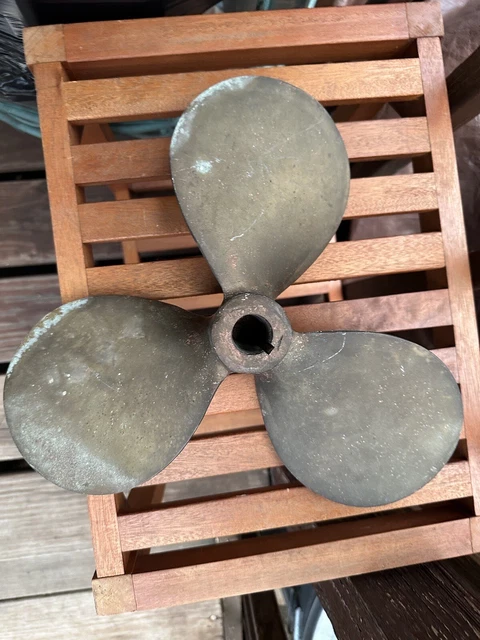 Vintage Brass Bronze Boat Propeller