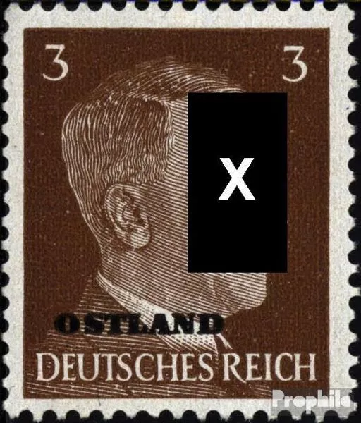 Briefmarken Ostland (Dt.Bes.2.WK.) 1941 Mi 2 gestempelt