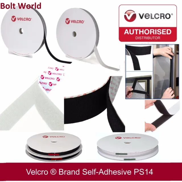 Velcro® Original Ps14 Selbstklebende Stickbandhaken & Schleife Klebrippen Rückenstreifen