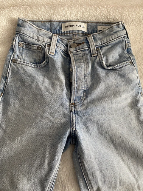 Denim Forum Light Wash The Yoko High Rise Slim Jeans  | Women's 23
