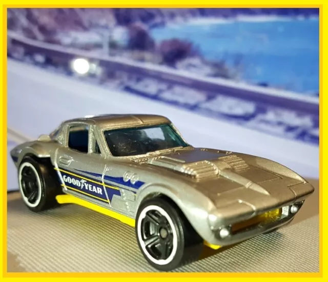 Hot Wheels Chevrolet Corvette Grand Sport TM GM US Sportwagen - Goodyear Lackierung