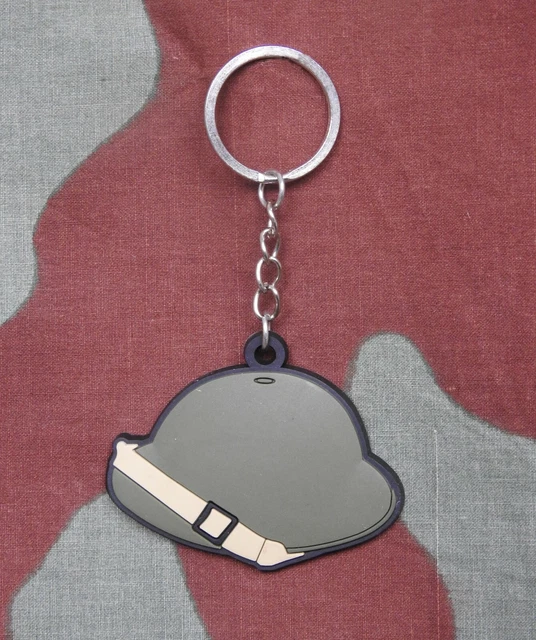 Schlüsselanhänger Helm Englisch Brodie-WW2 British Army Helmet Keychain Key Ring