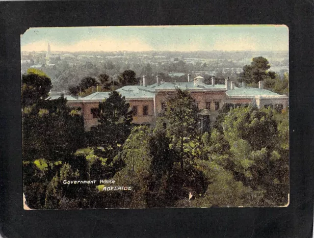 B8553 Australia SA Adelaide Government House James vintage postcard