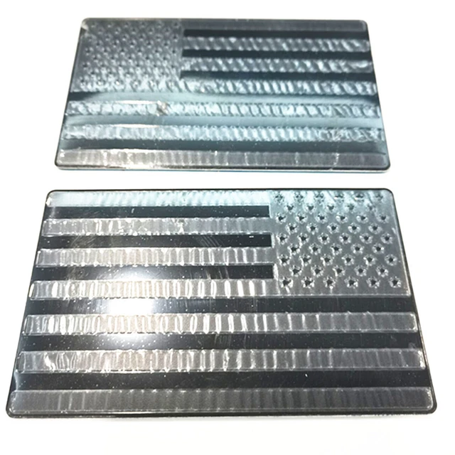 Car Truck Stickers 3D Metal American Flag Styling Decals Aluminum Emblem Badge