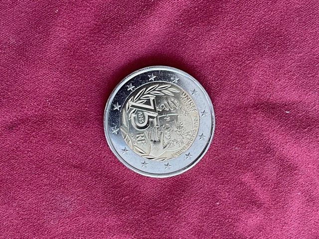 Piece 2 Euro Unicef 75 Ans Prix PIECE 2 EUROS commémorative - 75 ans de l'Unicef - FRANCE 2021 EUR 300