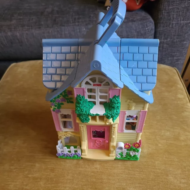 FISHER PRICE COUNTRY Cottage Sweet Streets Loving Family Doll House Mattel 2000 19.96 PicClick UK