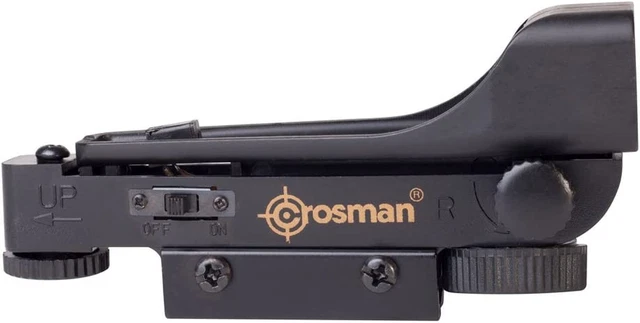 Crosman 0290RD Wide View Red Dot Sight for Airguns with 3/8-Inch Dovetail Mount