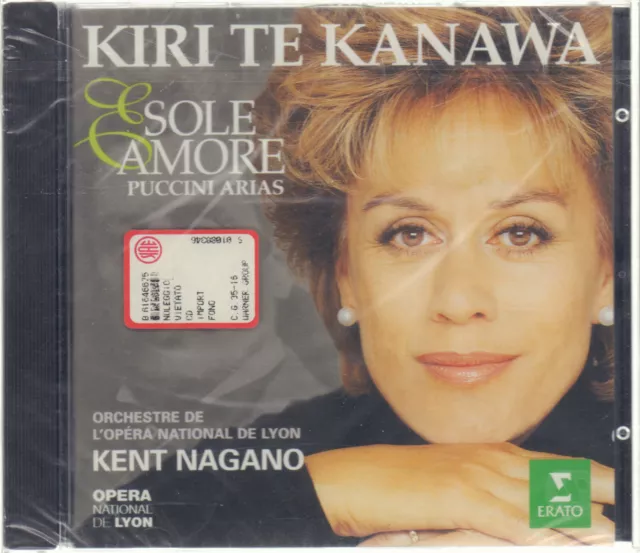 Kiri Te Kanawa " Sole E Amore Puccini Arias " Cd Sigillato Erato
