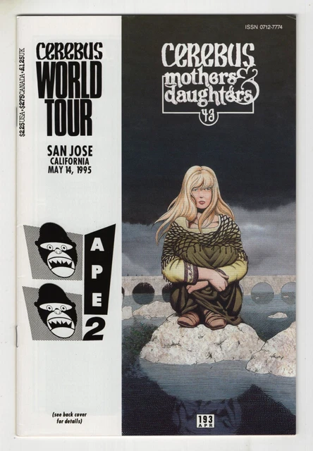 CEREBUS  #193   DAVE SIM   (AARDVARK-VANAHEIM)  VF  or  BETTER!!