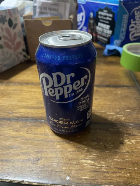 Dr. Pepper Limited Edition Dark Berry Spider-Man Far From Home New Unopened