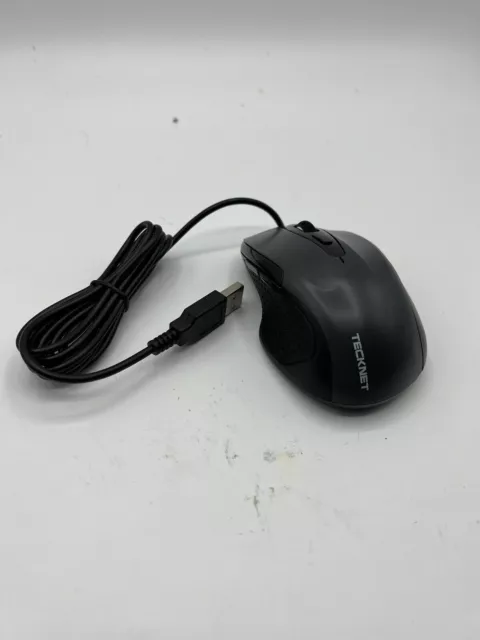 Sale TECKNET High Precision Wired Mouse 6-Button Adjustable DPI for Laptop PC