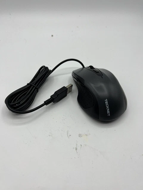 Sale TECKNET High Precision Wired Mouse 6-Button Adjustable DPI for Laptop PC