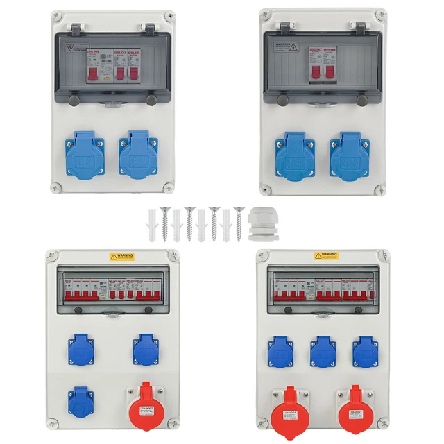 Acquista Brennenstuhl Distributore Di Corrente CEE Brennenstuhl Wandverteiler 4x230v Schuko 1xcee 400v 16a 32a 1154890020 400 V 3 1763492 - Foto 9